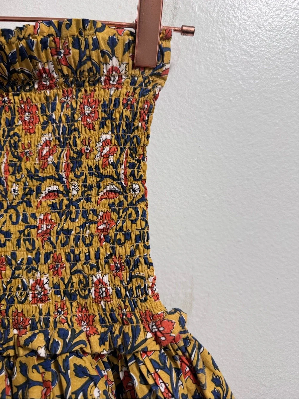 Etc. 100% Cotton Floral Tiered Mini Skirt